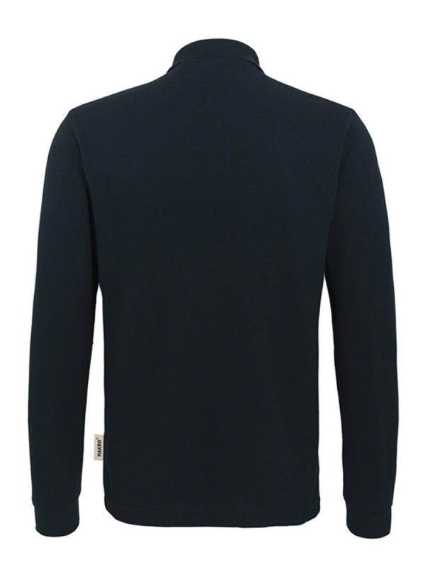 Poloshirt Freddie Langarm Schwarz